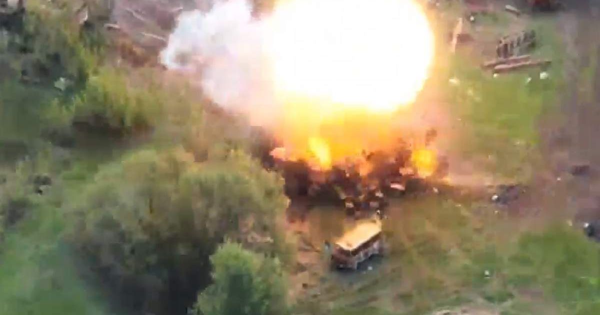 Уничтожен склад вражеских боеприпасов