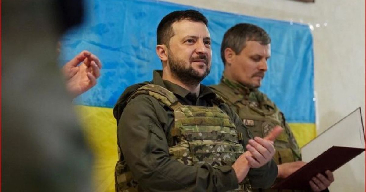 Зеленский на фронте