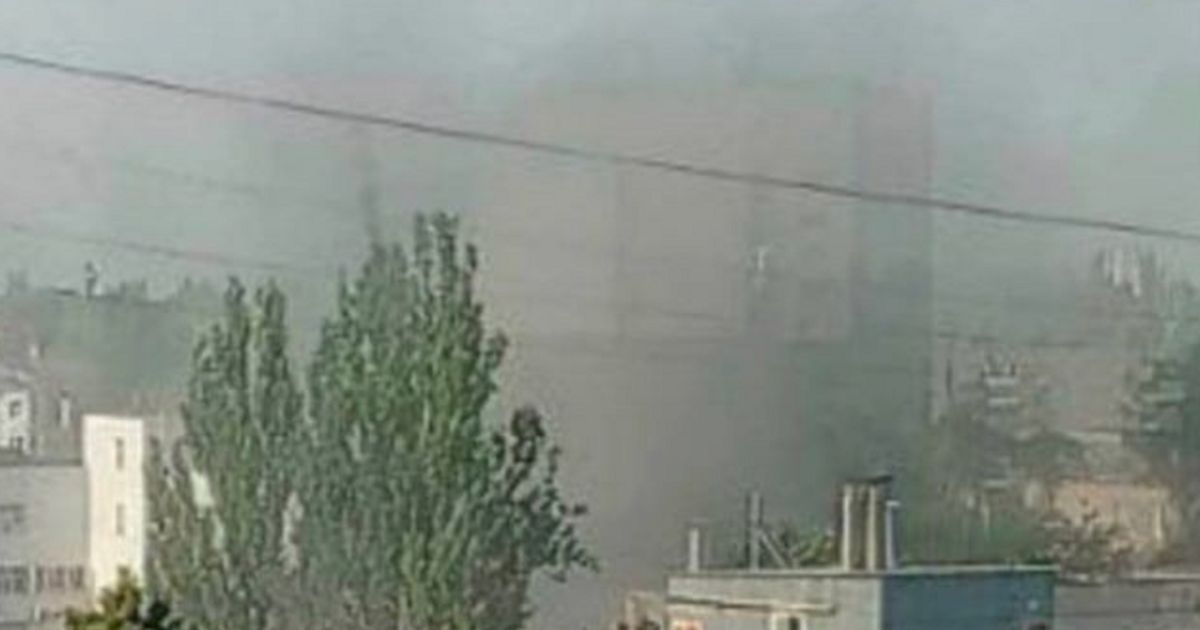 Взрыв в Мелитополе