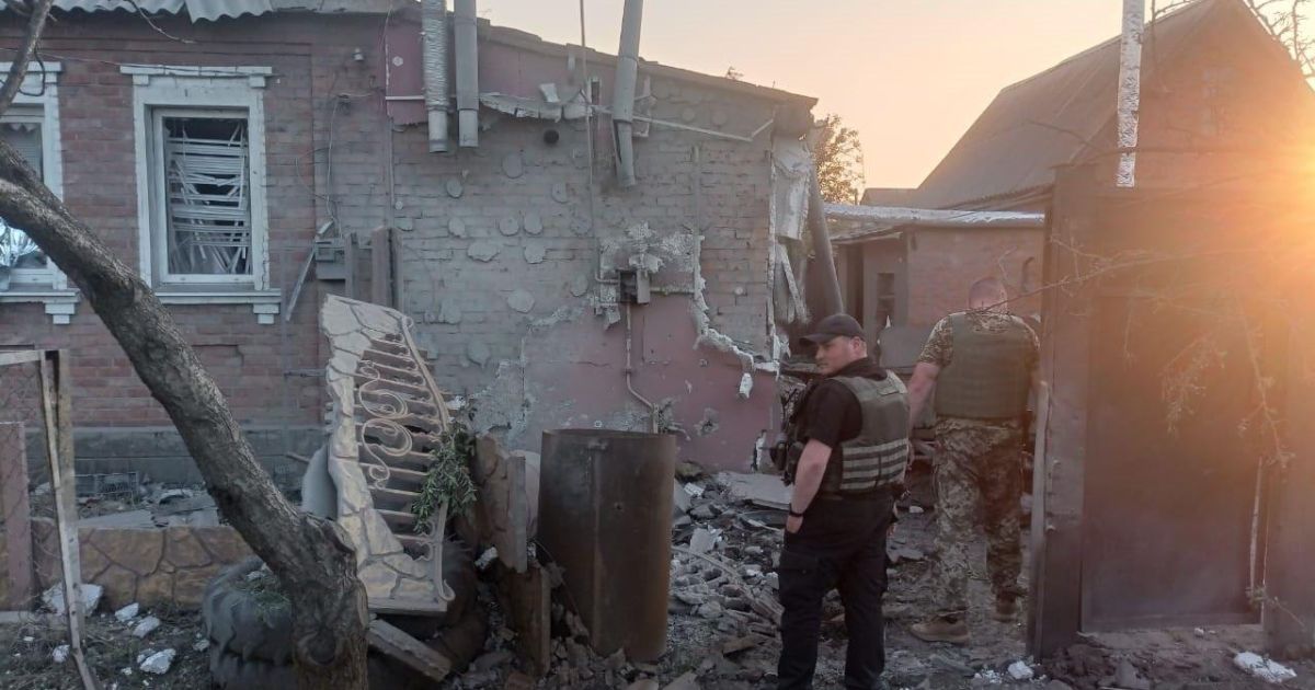 Разрушены дома в Харьковской области