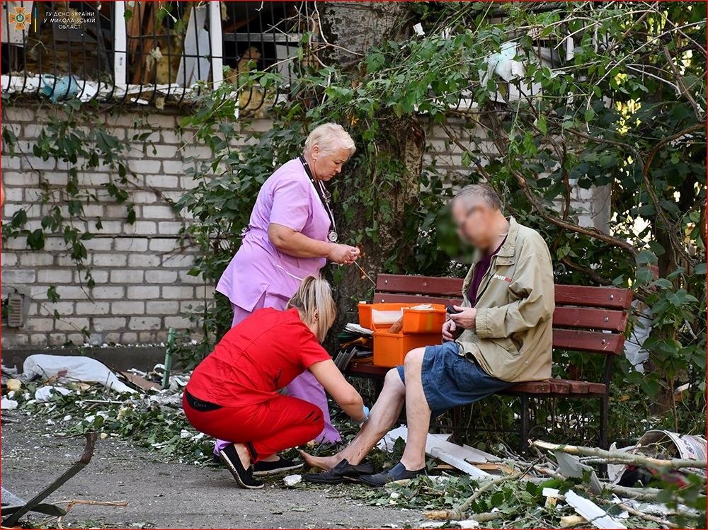 ракетный удар по Николаеву