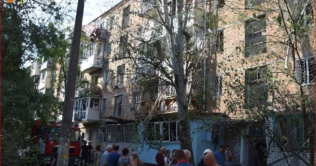 ракетный удар по Николаеву