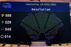 голосование в Европарламенте