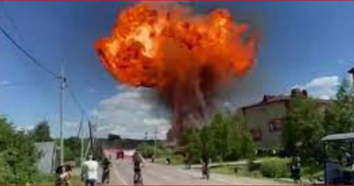 взрыв на АЗС