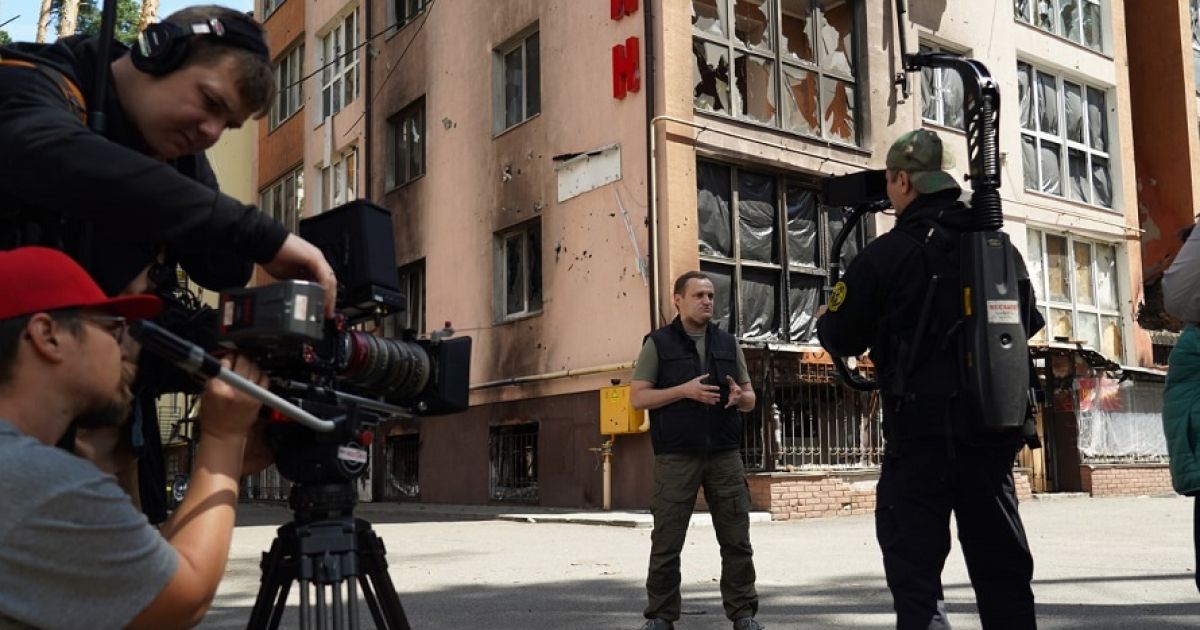 Украинцы снимают фильм про войну