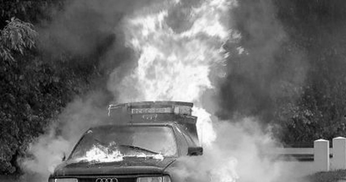 Взрыв авто