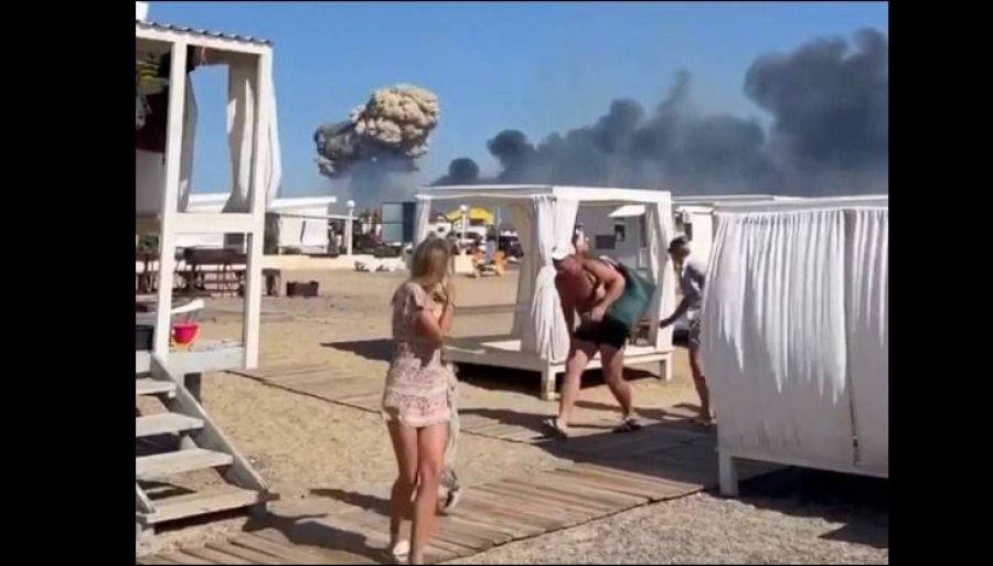 взрыв, Крым