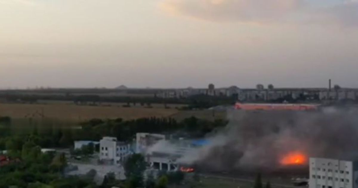 взрыв в Донецке
