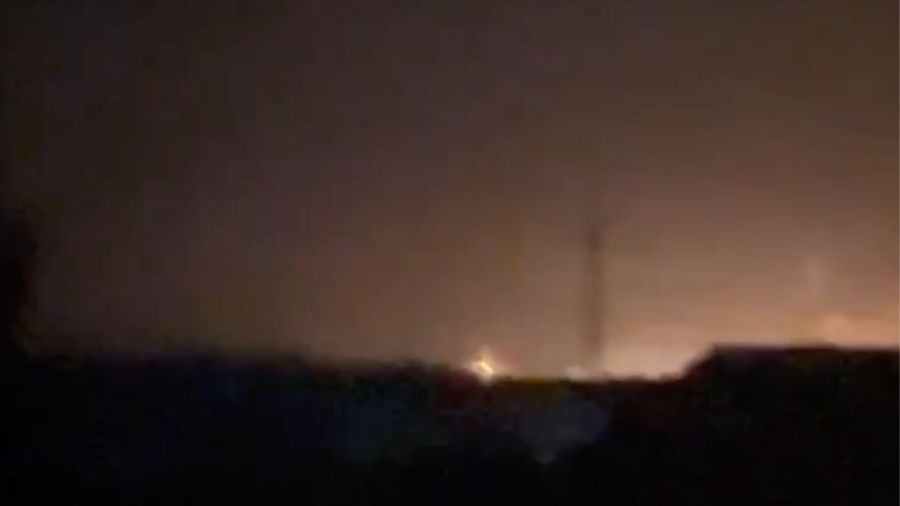 Пожар в Донецкой области