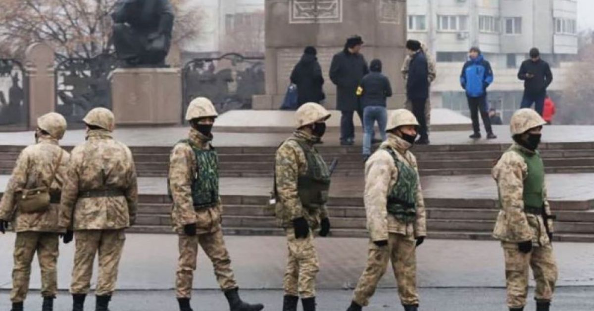 Казахстан, январь 2022 года