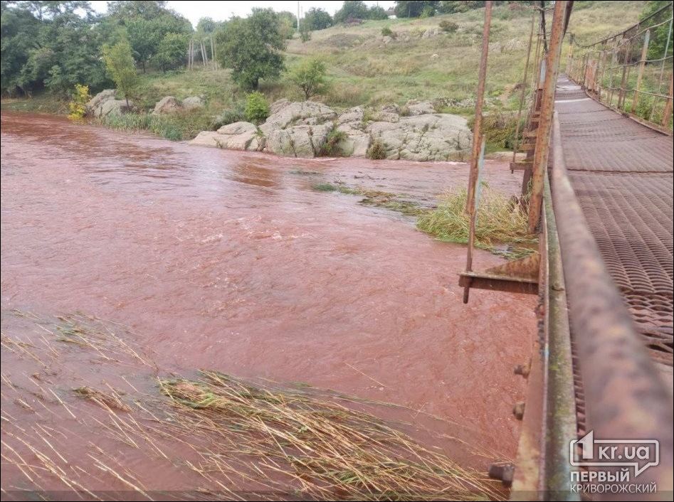 Ингулец покраснел в районе Кривого Рога