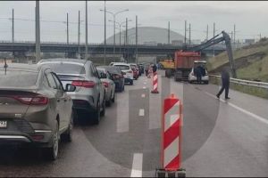 пробка на Крмском мосту