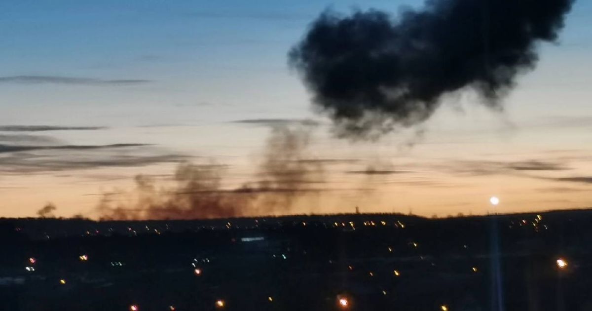 Упал самолет
