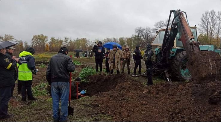 массовое захоронение в Боровском районе 