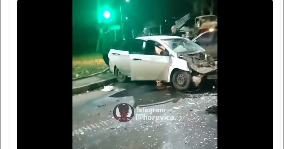 ДТП с танком