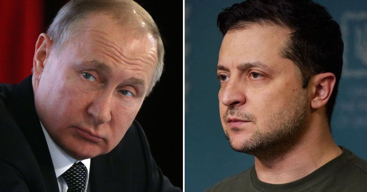 Путин и Зеленский