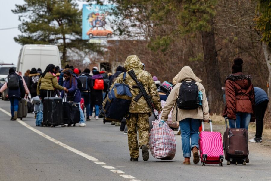 Беженцы из Украины