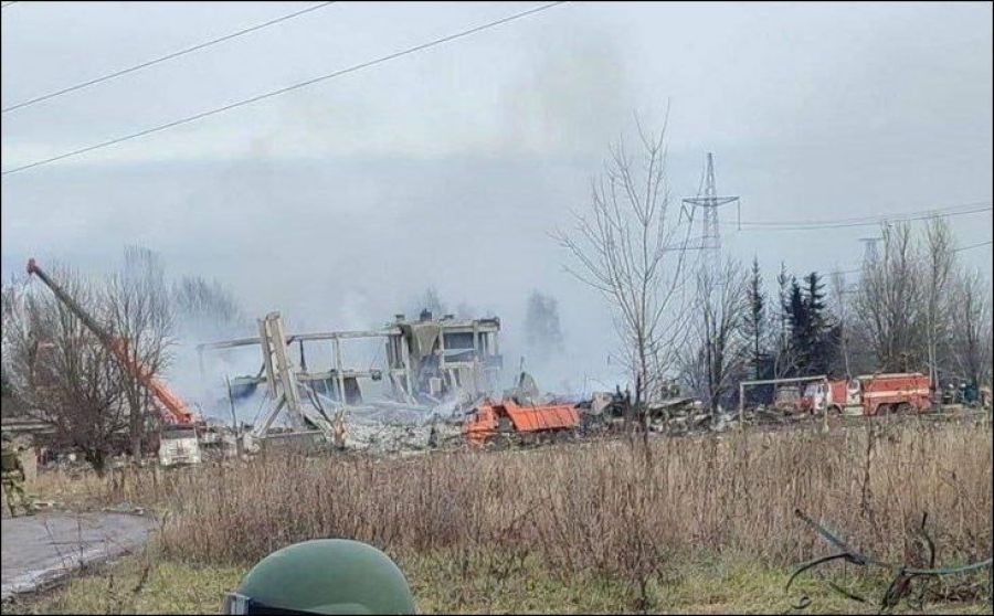 база оккупантов в Макеевке