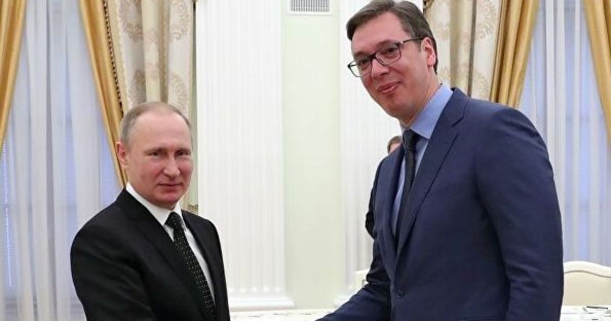 Вучич, Путин