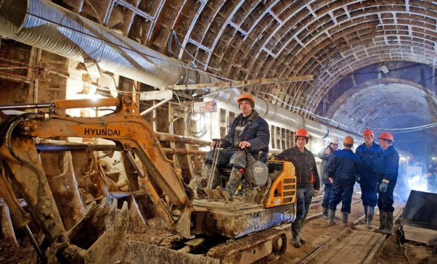 будівництво метро