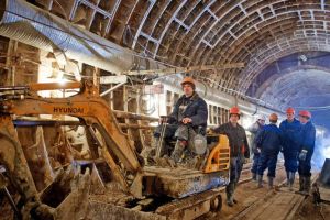будівництво метро