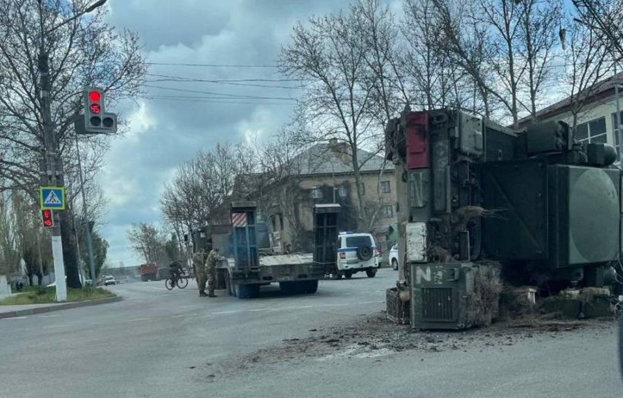 Перевернулась вражеская ПВО