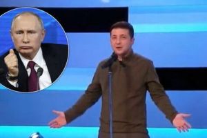 Зеленский, Путин