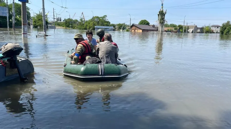 Наводнение в Херсоне
