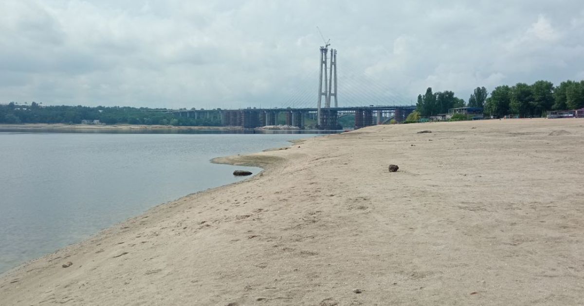 Река Днепр в Запорожье