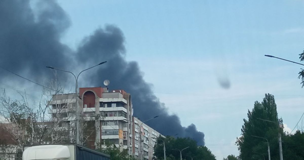 Обстрел Запорожья