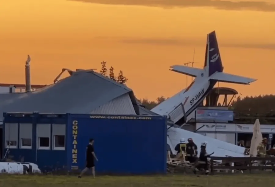 В Польше разбился самолет