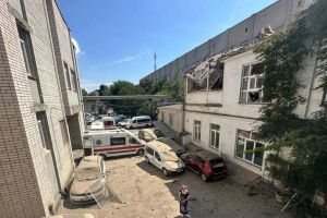 ракетный удар по Херсону