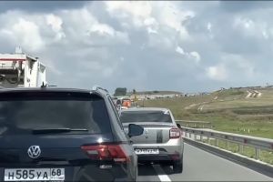 затор на дороге