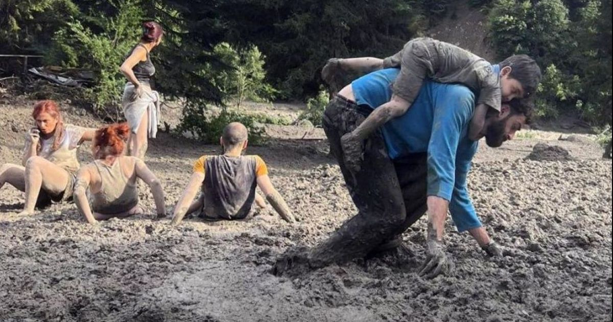 оползень в Грузии
