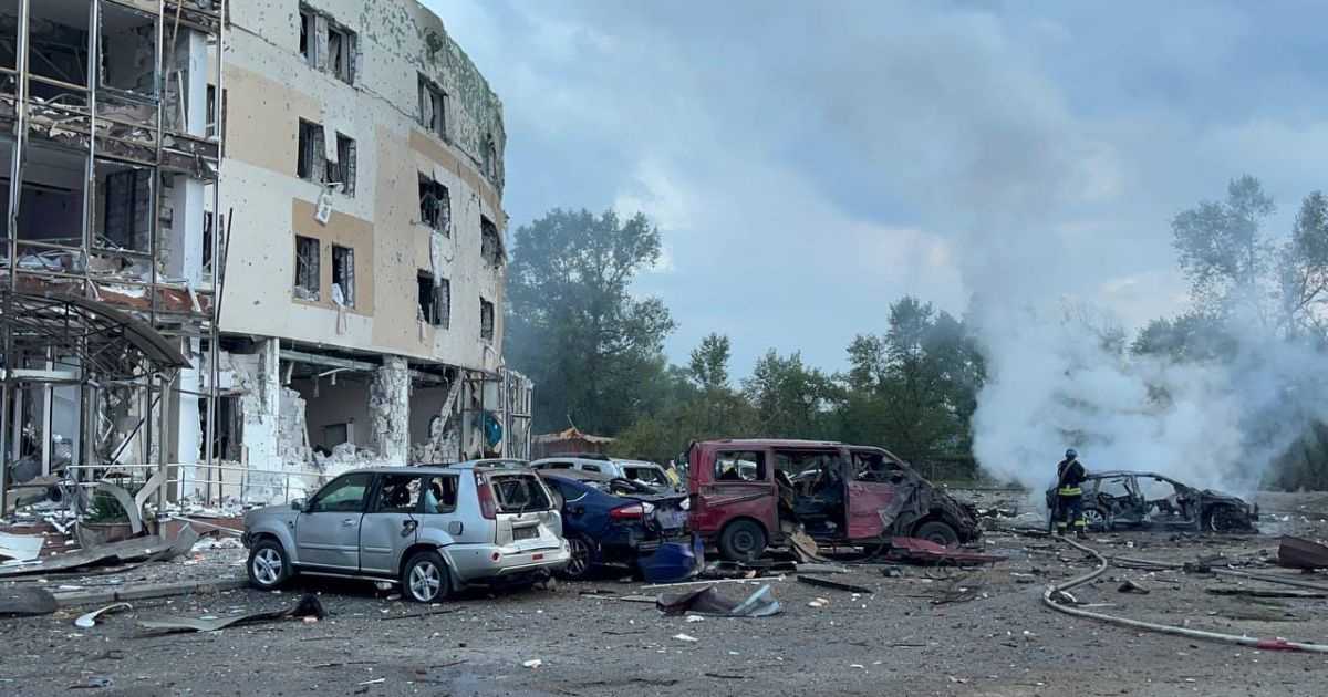 Ракетный удар по Запорожью