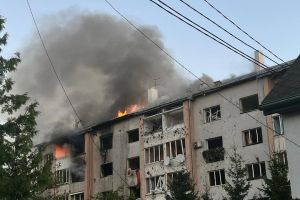 Во Львове загорелся жилой дом