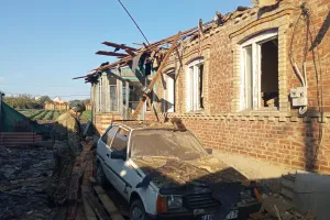 Авдеевка под обстрелом