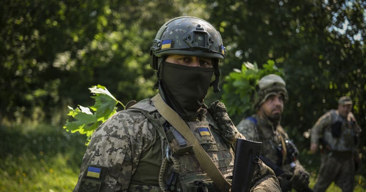 Украинские бойцы