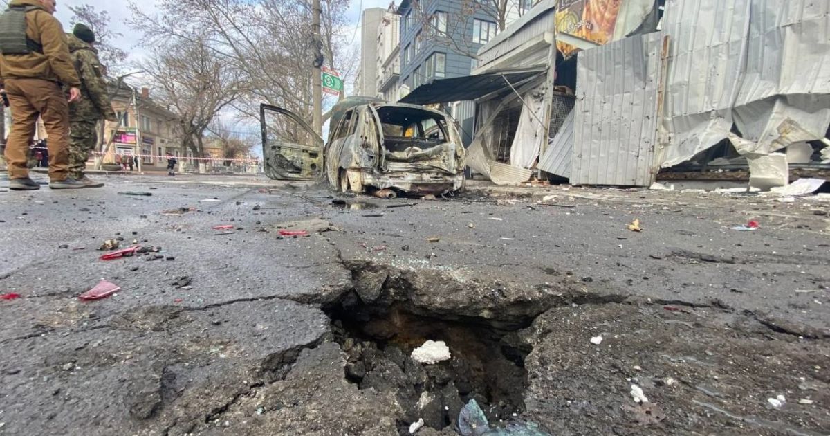 Обстрел Херсона