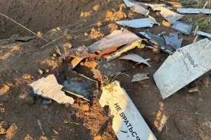 Остатки вражеских дронов