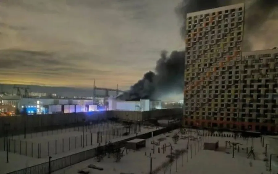 пожар, Москва
