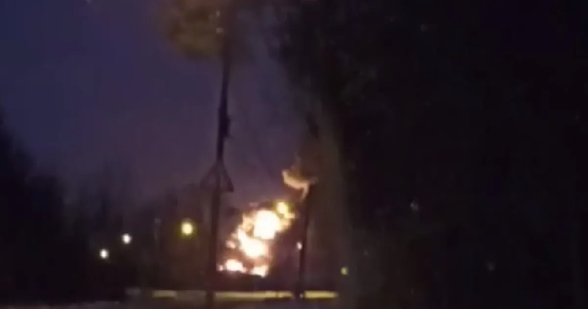 Пожежа у Брянській області