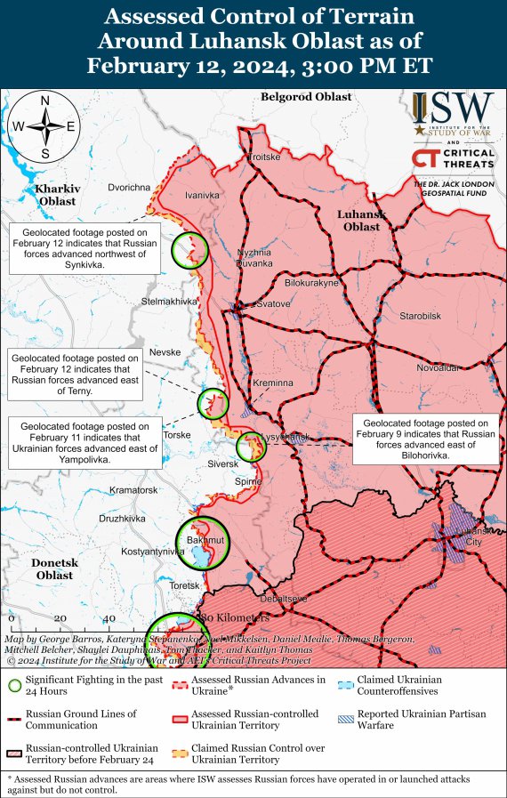 Карта боїв в Україні