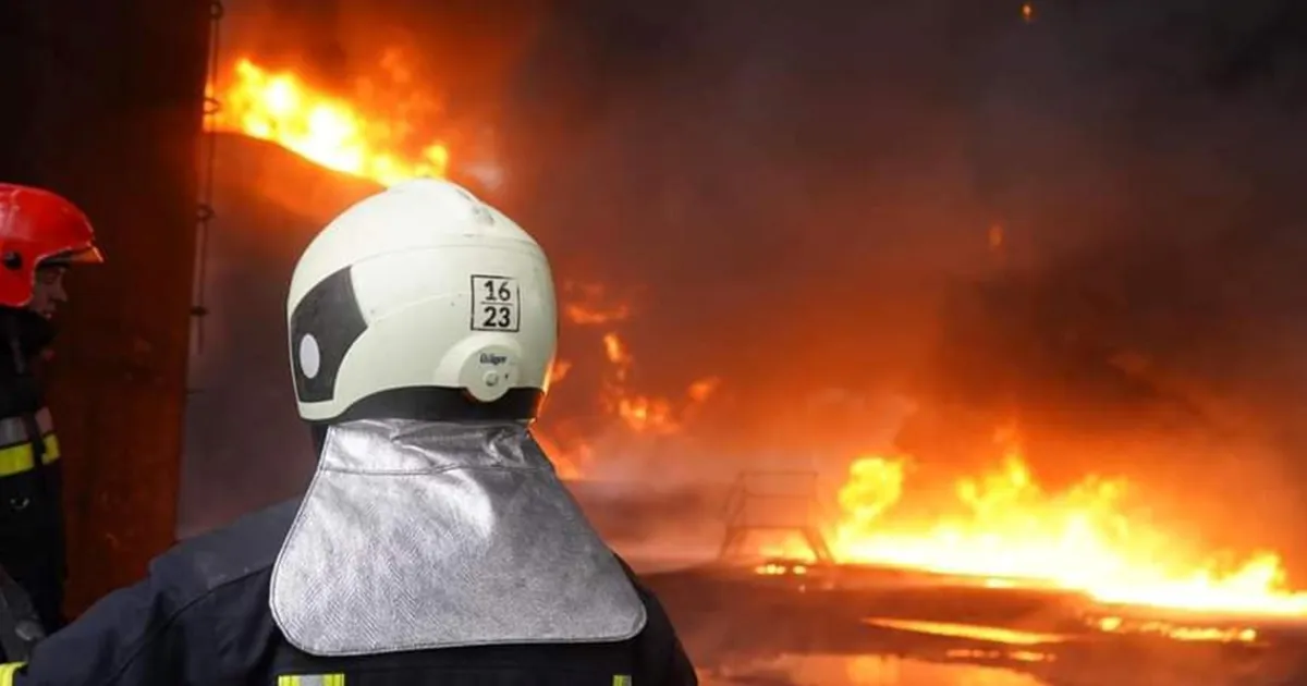Пожежа у Полтавській області