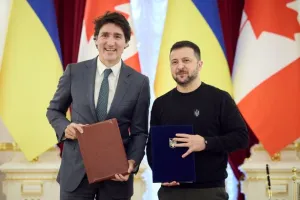 Володимир Зеленський та Джастін Трюдо