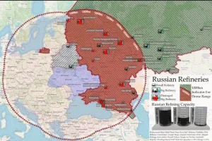 атакованные НПЗ
