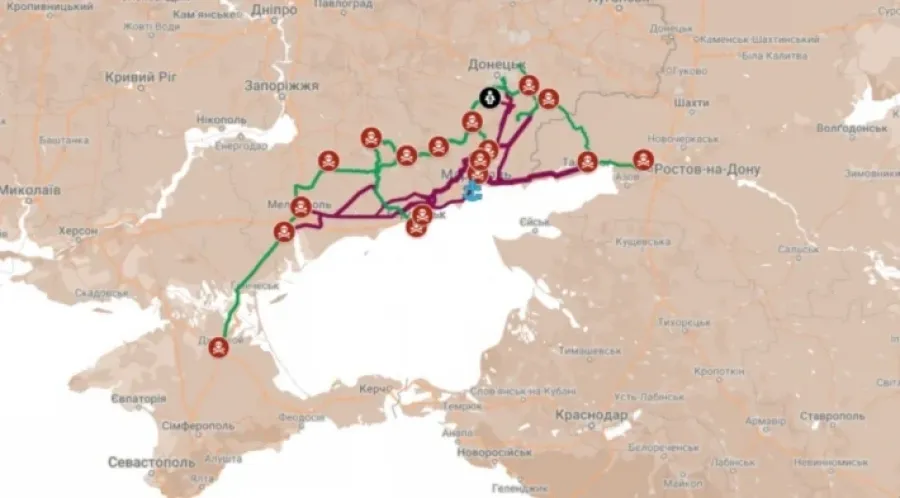 Окупанти будують залізницю в Україні