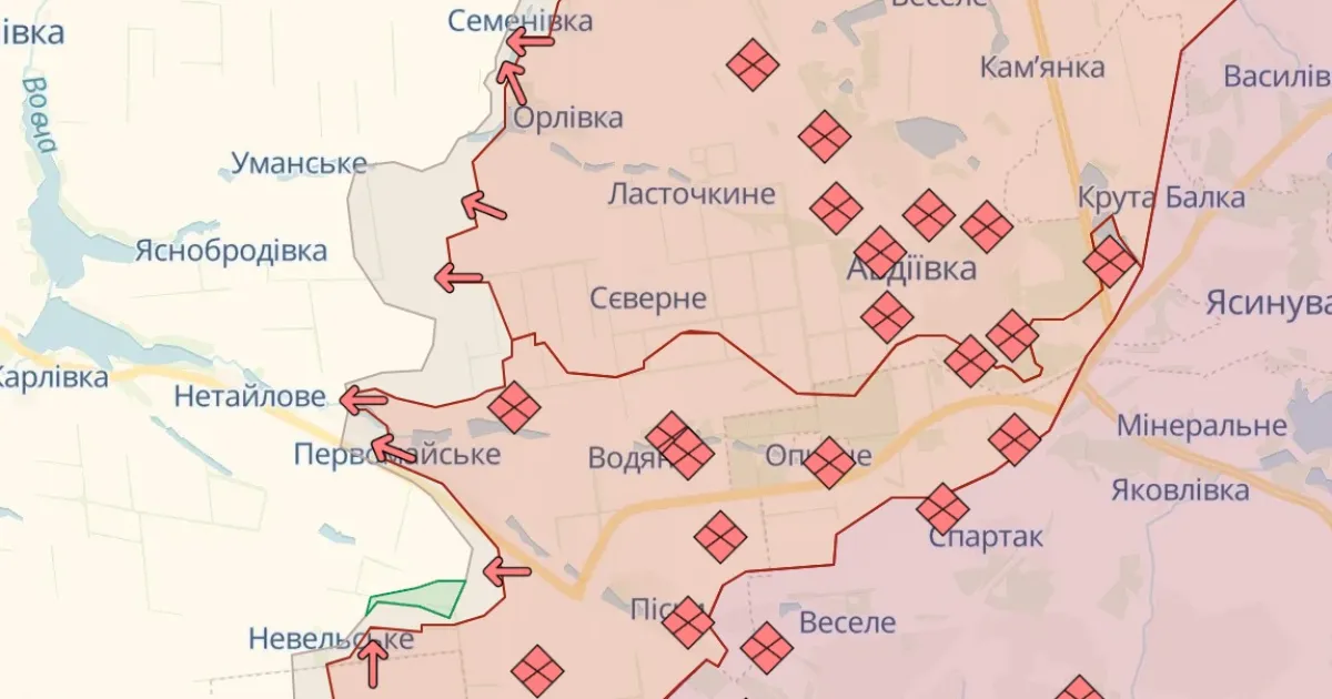 Карта бойових дій