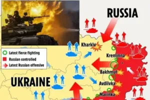 карта наступления РФ