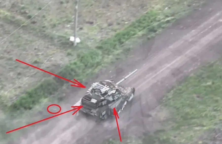 Знищено танк армії РФ